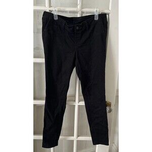 Old Navy Maternity Full Panel Rockstar Super Skinny Black Jeans Womens 10 Long
